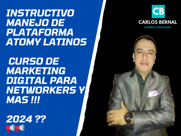 Instructivo para el manejo de la plataforma web de ATOMY LATINO 2024